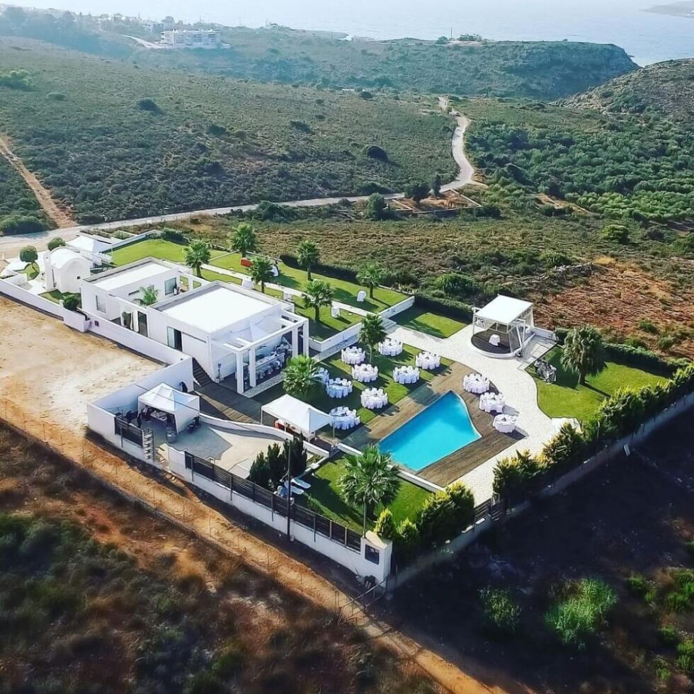 Sea view wedding Crete