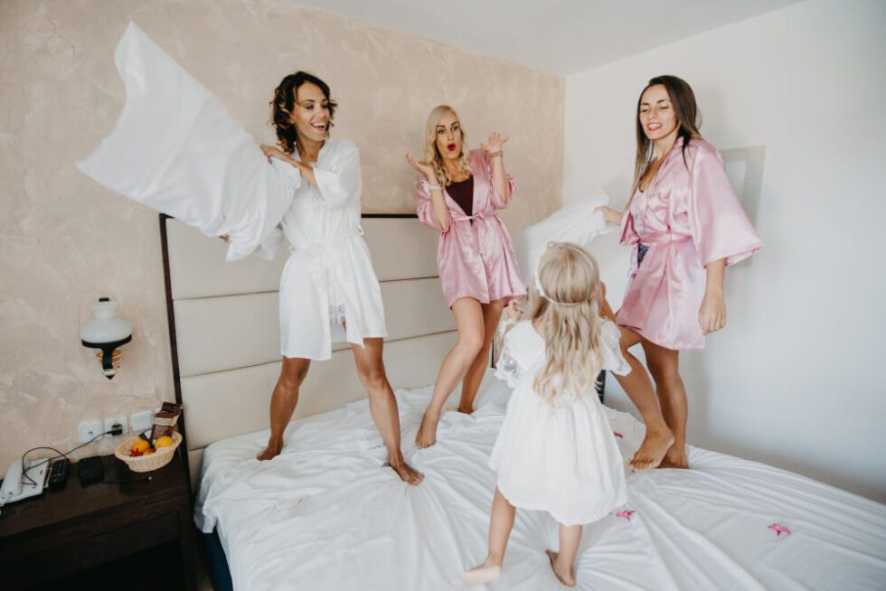 Bride bridesmaids pajamas