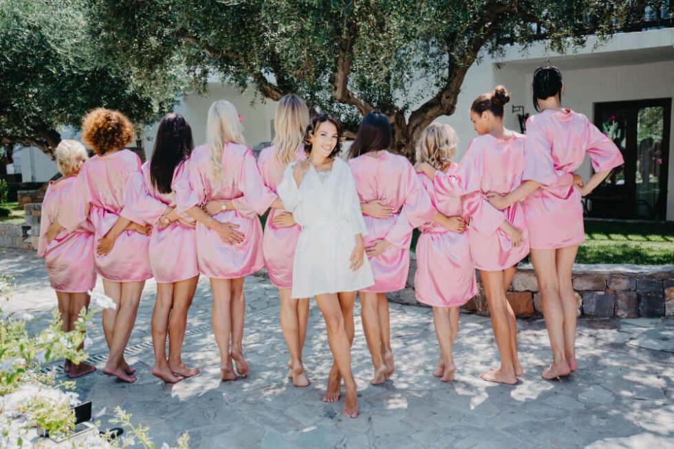 Bride bridesmaids pajamas