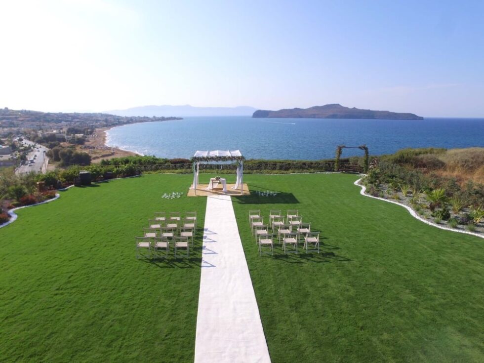 Sea view wedding Crete
