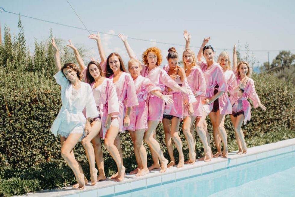 Bride bridesmaids pajamas
