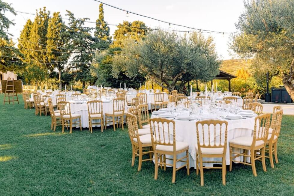 Wedding Crete Tables
